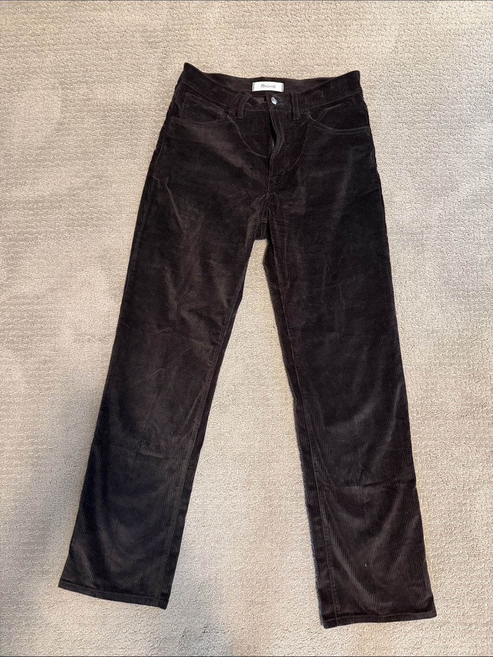 Madewell Brown 27
Corduroy Straight-Leg Pants